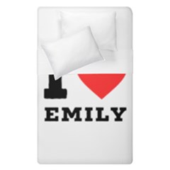 I Love Emily Duvet Cover Double Side (single Size) by ilovewhateva