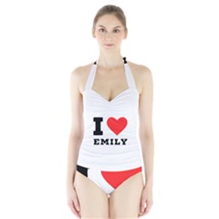 I Love Emily Halter Swimsuit by ilovewhateva