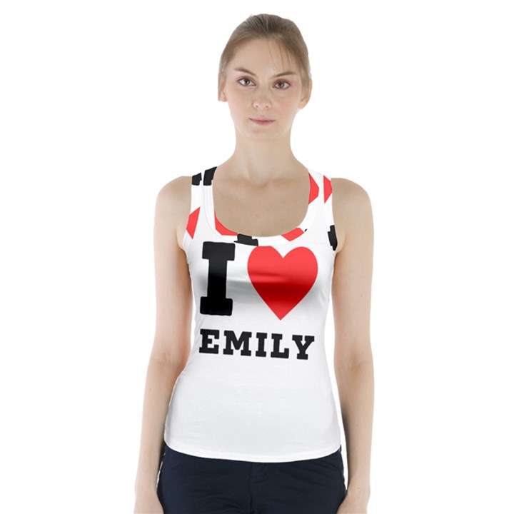 I love emily Racer Back Sports Top