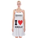 I love emily Spaghetti Strap Velvet Dress View1