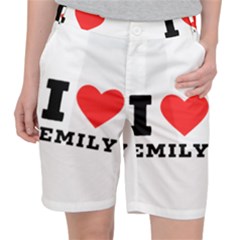 I Love Emily Pocket Shorts by ilovewhateva