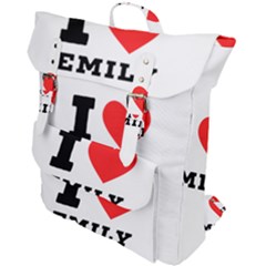 I Love Emily Buckle Up Backpack by ilovewhateva