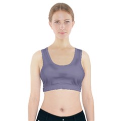 Flint Grey	 - 	sports Bra With Pocket by ColorfulSportsWear