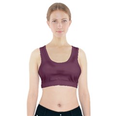 Wine Dregs	 - 	sports Bra With Pocket by ColorfulSportsWear