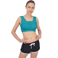 Viridian Green	 - 	V-Back Sports Bra