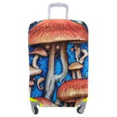 Whimsical Mushroom Luggage Cover (medium)