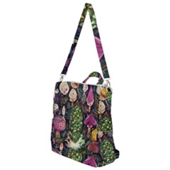 Forest Fairycore Foraging Crossbody Backpack by GardenOfOphir