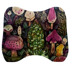 Forest Fairycore Foraging Velour Head Support Cushion by GardenOfOphir