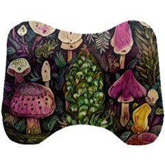 Forest Fairycore Foraging Head Support Cushion by GardenOfOphir