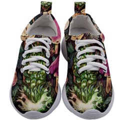 Forest Fairycore Foraging Kids Athletic Shoes by GardenOfOphir