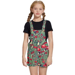 Natural Fairy Foraging Garden Kids  Short Overalls