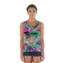 Vintage Flowery Foraging Garden Sport Tank Top  View1