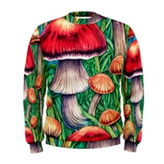 Woodsy Foraging Garden Men s Sweatshirt