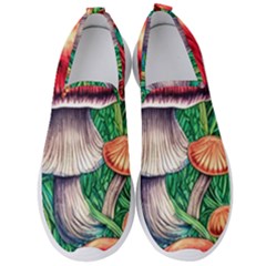 Woodsy Foraging Garden Men s Slip On Sneakers by GardenOfOphir