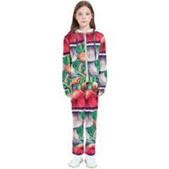 Woodsy Foraging Garden Kids  Tracksuit by GardenOfOphir