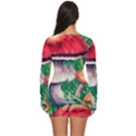 Woodsy Foraging Garden Long Sleeve Boyleg Swimsuit View4