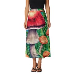 Woodsy Foraging Garden Classic Midi Chiffon Skirt