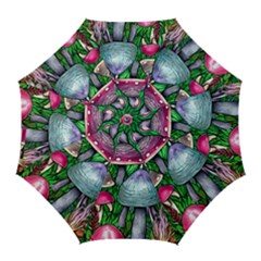 Fantasy Foraging Garden Golf Umbrellas by GardenOfOphir