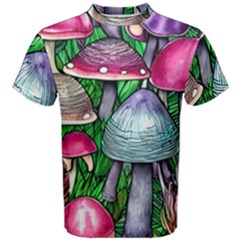 Fantasy Foraging Garden Men s Cotton Tee by GardenOfOphir