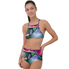 Fantasy Foraging Garden High Waist Tankini Set by GardenOfOphir