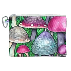 Fantasy Foraging Garden Canvas Cosmetic Bag (xl) by GardenOfOphir