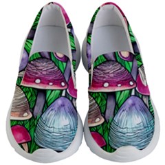 Fantasy Foraging Garden Kids Lightweight Slip Ons by GardenOfOphir