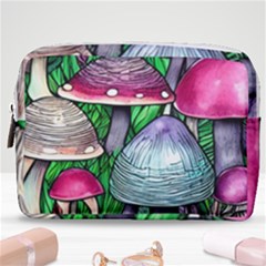 Fantasy Foraging Garden Make Up Pouch (medium) by GardenOfOphir