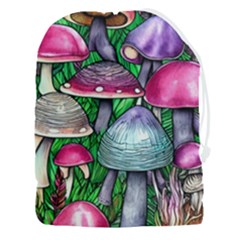 Fantasy Foraging Garden Drawstring Pouch (3xl) by GardenOfOphir