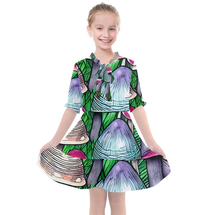 Fantasy Foraging Garden Kids  All Frills Chiffon Dress