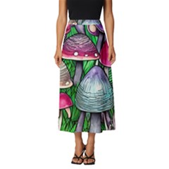 Fantasy Foraging Garden Classic Midi Chiffon Skirt