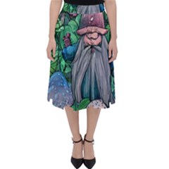 Mushroom Design Fairycore Forest Classic Midi Skirt by GardenOfOphir