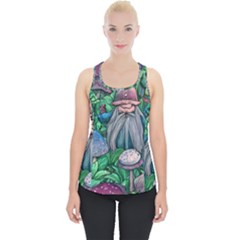 Mushroom Design Fairycore Forest Piece Up Tank Top by GardenOfOphir