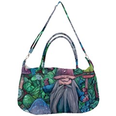 Mushroom Design Fairycore Forest Removal Strap Handbag by GardenOfOphir