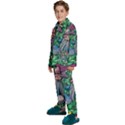 Mushroom Design Fairycore Forest Kids  Long Sleeve Velvet Pajamas Set View2