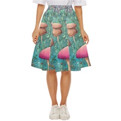 Natural Mushroom Design Fairycore Garden Classic Short Skirt by GardenOfOphir