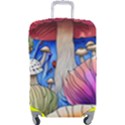 Vintage Mushroom Design Flowery Nature Luggage Cover (Large) View1