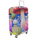 Vintage Mushroom Design Flowery Nature Luggage Cover (Large) View2