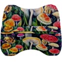 Woodsy Mushroom Design Foresty Velour Head Support Cushion View2