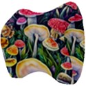 Woodsy Mushroom Design Foresty Velour Head Support Cushion View4