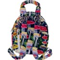 Woodsy Mushroom Design Foresty Travel Backpacks View2