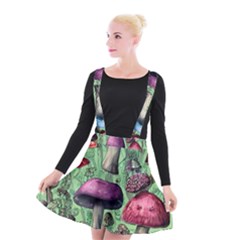 Nature s Delights Suspender Skater Skirt by GardenOfOphir