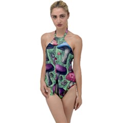 Nature s Delights Go With The Flow One Piece Swimsuit by GardenOfOphir