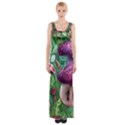 Foraging In The Forest Thigh Split Maxi Dress View1