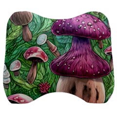 Foraging In The Forest Velour Head Support Cushion by GardenOfOphir