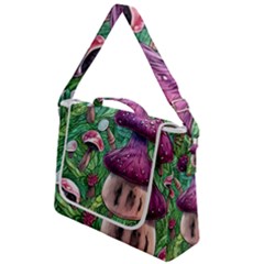 Foraging In The Forest Box Up Messenger Bag by GardenOfOphir