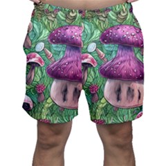 Foraging In The Forest Men s Shorts by GardenOfOphir