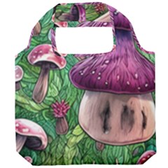 Foraging In The Forest Foldable Grocery Recycle Bag by GardenOfOphir