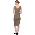 French Bistre	 - 	Sleeveless Pencil Dress View4