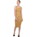 Sunray Orange	 - 	Sleeveless Pencil Dress View3