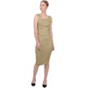 Rich Gold	 - 	Sleeveless Pencil Dress View3